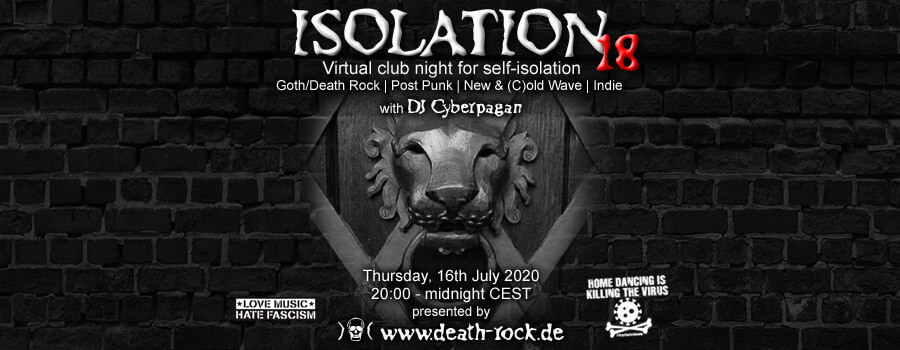 16.07.2020: Isolation #18 Livestream