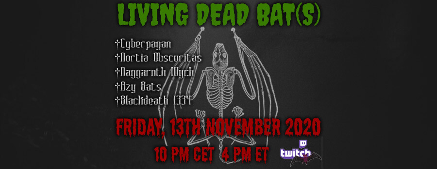 13.11.2020: Living Dead Bat(s) Livestream